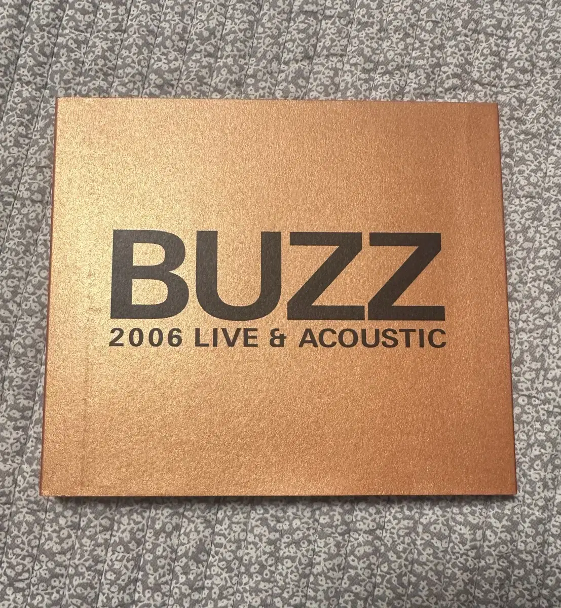 버즈 라이브 2006 Live & Acoustic CD 앨범